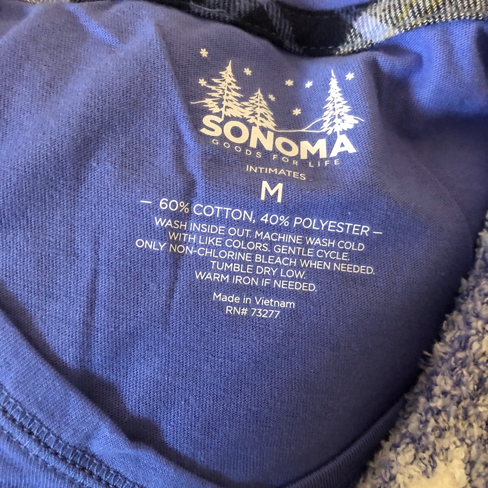 NWT Sonoma 3 piece pajama set - Picture 3 of 4
